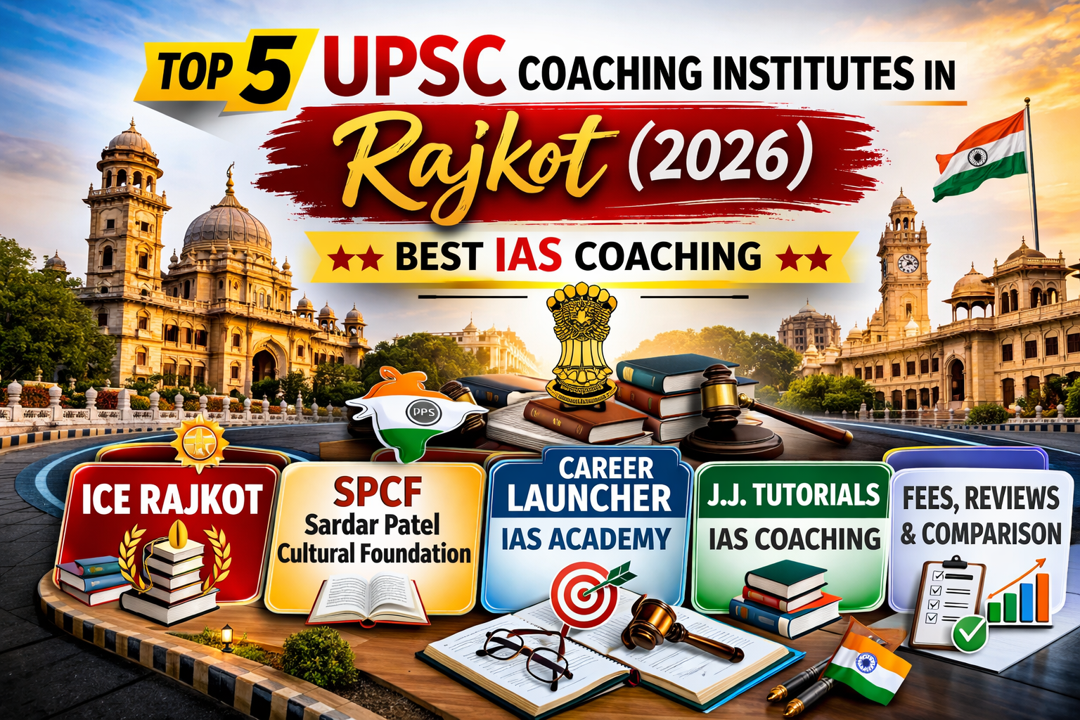 Top 5 UPSC Coaching Institutes in Rajkot (2026) – Best IAS Coaching